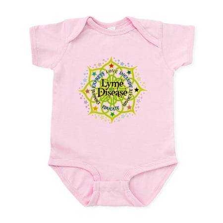 

CafePress - Lyme Disease Lotus Infant Bodysuit - Baby Light Bodysuit Size Newborn - 24 Months