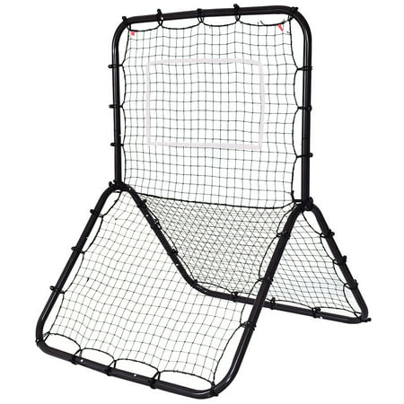 Gymax Baseball Softball Rebounder Throw Pitch Back Net (Best Softball Pitching Coaches)