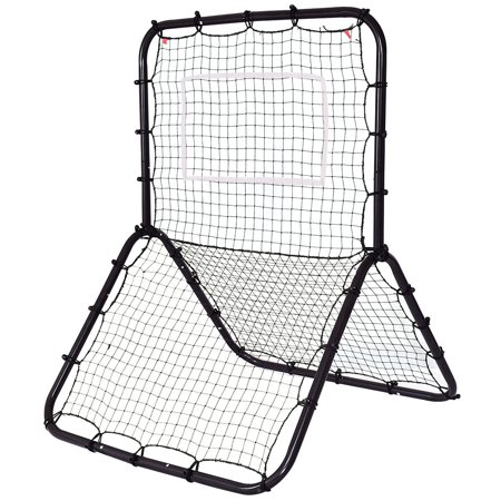 Gymax Baseball Softball Rebounder Throw Pitch Back Net (Best Softball Pitching Coaches)