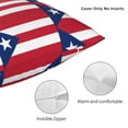 thumbnail image 4 of Puerto-Rico Flag Printed Decorative Square Throw Pillow Cover 16"x16", 4 of 7
