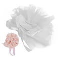 thumbnail image 4 of Accesorio de fotografía para bebés niñas, falda abullonada, diadema, accesorios de fotografía para bebés, blanco, 4 of 14