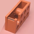 thumbnail image 3 of Tape Dispenser, Mini Building Block Shape Tape Dispenser Easy Cutting Desk Tape Holder PP Material Practicality Desktop Tape Dispenser for School Office Study, 3 of 7
