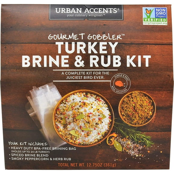 Urban Accents Gourmet Gobbler Turkey Brine Kit, 12.75 Ounce