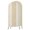 Beige, Cream, White, variant on 5FT Arch Backdrop Covers, Vintage Tan Brown Striped Wedding Arch Cover Stretchy, Farmhouse Modern Stripes Boho Linen Chiara Arches Backdrop Stand Covers for Birthday Baby Shower Party Banquet Decor