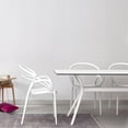 thumbnail image 4 of Compamia Mila Dining Arm Chair in White, 4 of 10
