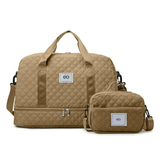 Maleta Gym Deportiva Mujer Con Mochila Y Bolso Extra Pequeño Brown