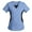 Blue, variant on Pejock Plus Size Tops for Women Pockets Scrub Tops Working Uniform Nursing Uniform Floral Short Sleeve V-neck T-shirts