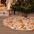 thumbnail image 6 of Yiaed Squirrel And Mushroom Print Christmas Tree Skirt , Tree SkirtsTree Mat for Christmas Winter Holiday Indoor Decorations-36", 6 of 7