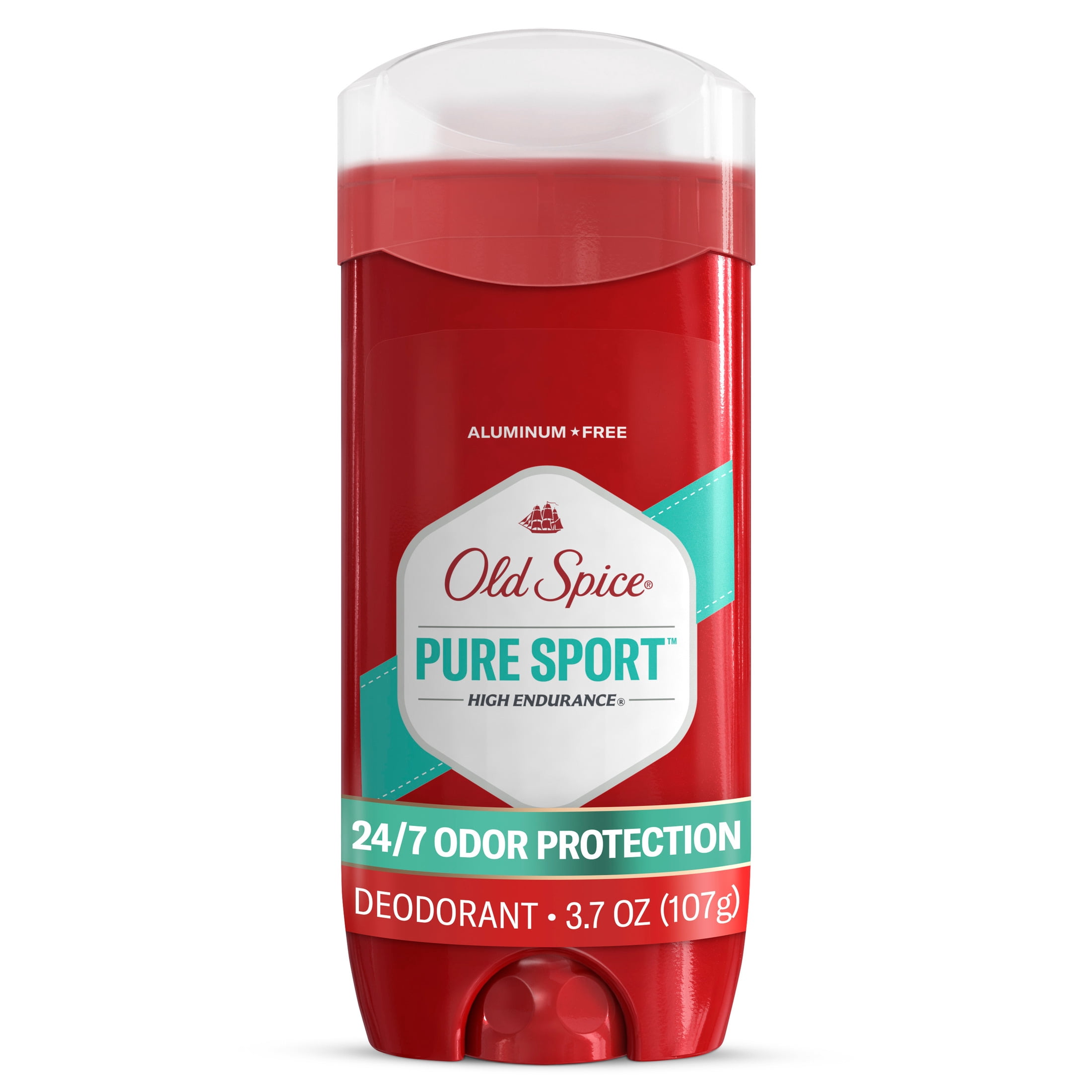 Old Spice Aluminum Free Deodorant, High Endurance 3.4 oz, Pure