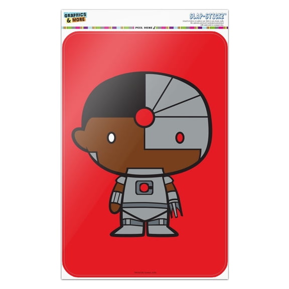 Justice League Cyborg Cute Chibi Character Home Business Office Sign