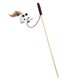 thumbnail image 1 of Juguete interactivo para gatos con plumas y palo de madera. Estimula los instintos naturales., 1 of 3