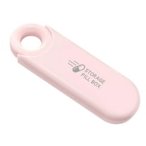 ACDANC Slim Travel Pill Organizer, Portable Multi-Grid Travel Storage Box – 1 Count Multifunctional Organizer for Home and Travel