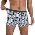 thumbnail image 2 of Kdxio Men's Boxer Briefs with Hawaiian Style Print - Comfortable and Breathable Underwear for Everyday Wear, 2 of 7