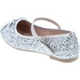 thumbnail image 3 of Link Marina-36K Girl's Glitter Bow Ballerina Party Dressed Flat Mary Janes, 3 of 7