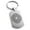 Silver, variant on Stainless Steel Celtic Eternity Knot Engraved Dog Tag Keychain Keyring