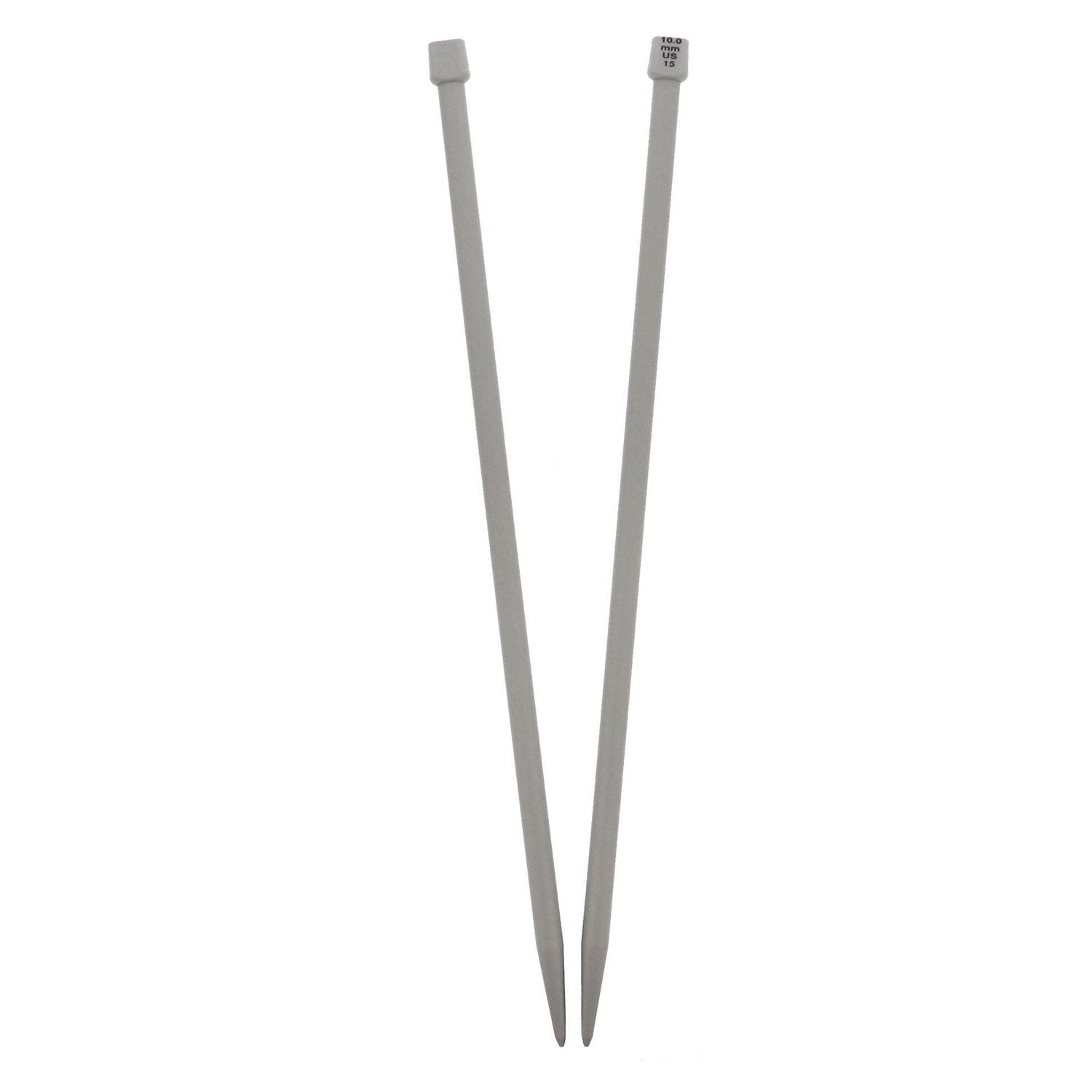 Love Knitting 12" Single Point Knitting Needles - 2 pieces, Sizes 2.25 - 10.0 mm