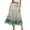 Mint Green, variant on Njagoc3 Womens Summer Floral Print A-Line Skirt with Lightweight Fabric, Perfect for Casual Outings