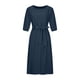 thumbnail image 4 of ICHUANYI Clearance Women's Fashion Round Neck Loose Short Sleeve Solid Mid-Calf Dress Long Dress(Navy, M) ICHUANYI WER2023080703385, 4 of 8