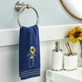 thumbnail image 4 of SKL Home Sunflower In Jar Hand Towel (2-Pack), Blue, 4 of 5