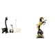 thumbnail image 1 of Estatua De Jirafa De Cerámica Moderna, Colección De Caballo, Centro De Mesa, Adorno De Mesa, Escultura Para Escritorio, Oficina, Dormitorio, Estantería, Decoración De Sala De Estar, 1 of 8