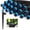 25 Pcs Drip Emitters Vortex with Lock Barb, variant on SIMDOO 50 pcs Drip Emitters for 1/4" Drip Irrigation Tubing, Adjustable 360 Degree Water Flow Drippers for Drip Irrigation on 5" Arrow Stake for Garden Watering System Flower Plant