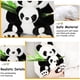 thumbnail image 4 of Panda de peluche Animales de peluche con Panda Bebé de Peluche, Mamá Nativa y Bebé Panda de Bambú de Peluche, 4 of 5