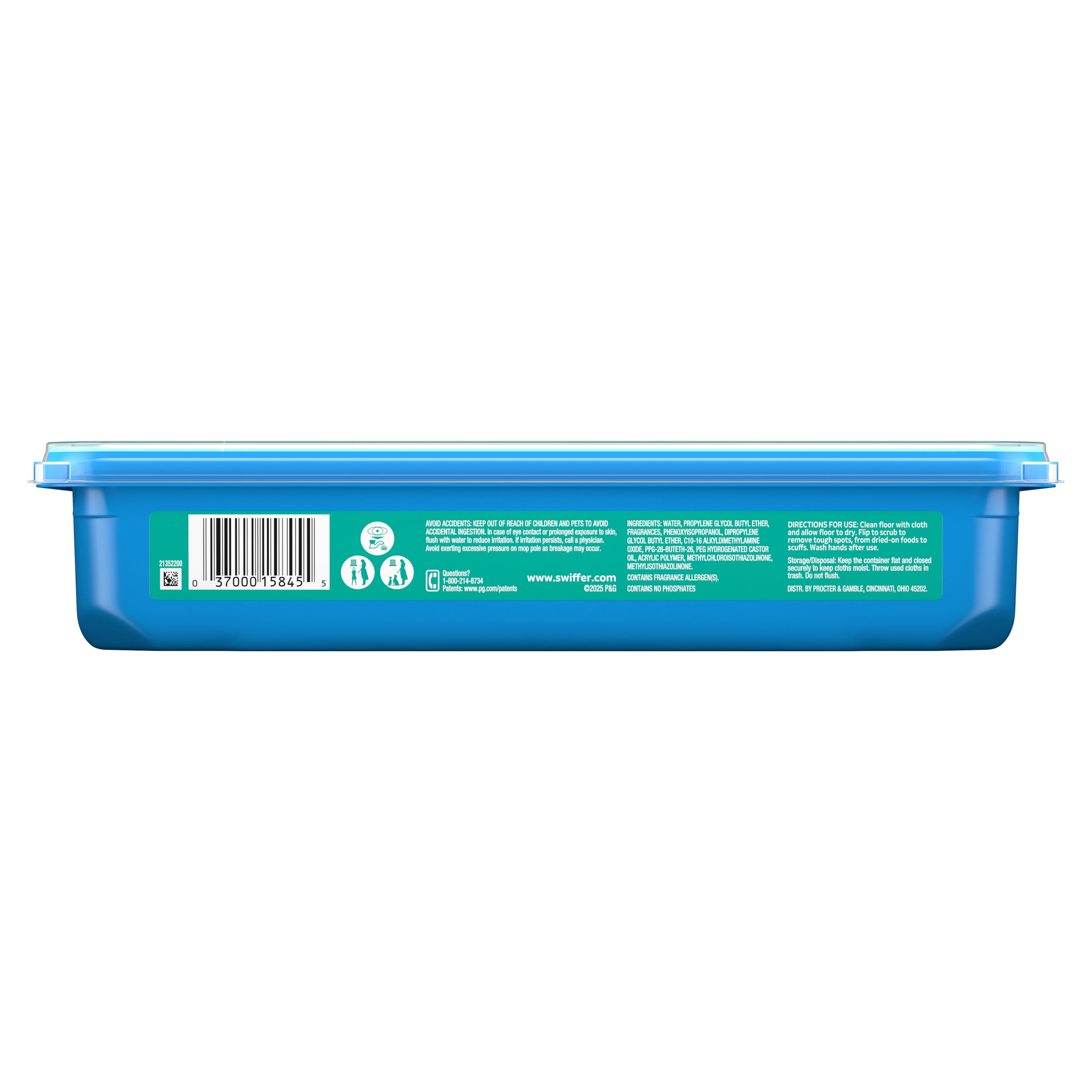 (6 pack) Swiffer Mop & Go, Wet Pads Refill, Floor Cleaner, Lavender, 12ct