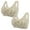 Beige, variant on Jkety Women's Super Soft Wireless Lightly Lined Comfort Bra Plus Size Sports Bras for Women PP2,36