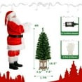 thumbnail image 4 of Costway 2 PCS 4 FT Pre-Lit Potted Christmas Tree Artificial Entrance with 3 Lighting Modes, 4 of 9