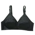 thumbnail image 3 of Kukoosong Balconette Bras for Women Fashion Women's Solid Color Blocking Lifting Gathering Folding Sagging Bra Lingerie Daily Bra, Sizes 3XL, 3 of 6