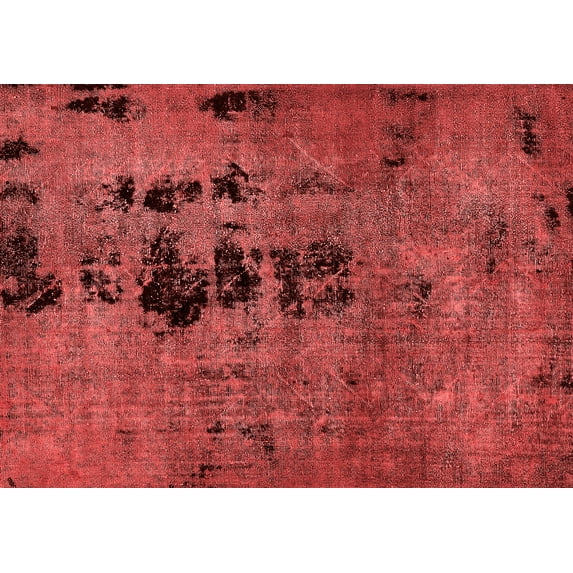 Ahgly Company Indoor Rectangle Oriental Red Modern Area Rugs, 8' x 12'