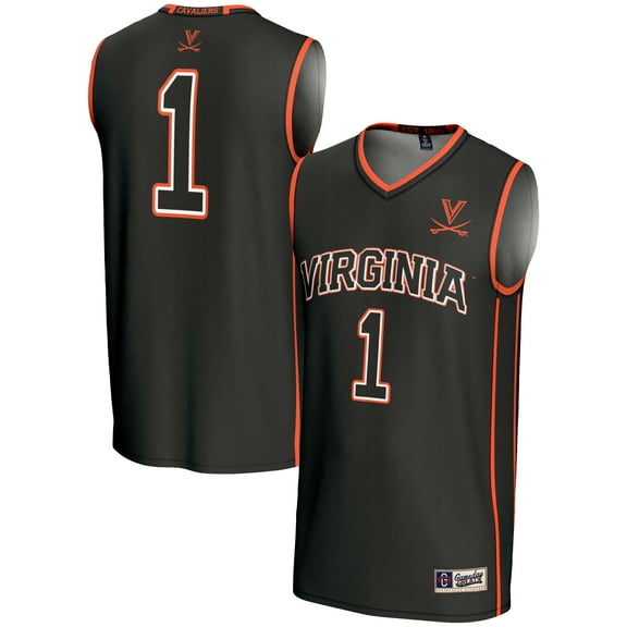 Youth GameDay Greats Black #1 Virginia Cavaliers Lightweight Basketball Jersey