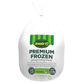 JENNIE-O Young Turkey Breast with Gravy Packet, Frozen, Bone in, 5-7 Pounds, Serves 2-7