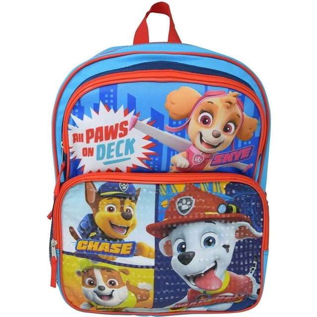 Mochila Paw Patrol Cargo Shape, 16 pulgadas, azul para niños