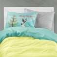 thumbnail image 2 of Carolines Treasures BB9328PILLOWCASE English Spot Rabbit Christmas Fabric Standard Pillowcase Teal Standard multicolor, 2 of 2