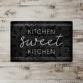 thumbnail image 2 of Creative Products Kitchen Sweet Kitchen Black 27x18 Floor Mat, 2 of 2