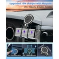 thumbnail image 5 of SWTSWT Car Phone Holder for Toyota RAV4 2013-2015 2016 2017 2018 Accessories Custom Air Vent Phone Mount Magnetic 15W Fast Wireless Charger Hands Free 360° Rotation Cell Phone Automobile Cradles, 5 of 8