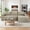 Camel, variant on Vanress 96 Inch Modular Sectional Couches for Living Room, Modern Boneless Sofa, Upholstered Deep Seat Cloud Couch, Corduroy Comfy L-Shape Sofas Couches, No Assembly, Camel (Left Facing Chaise)