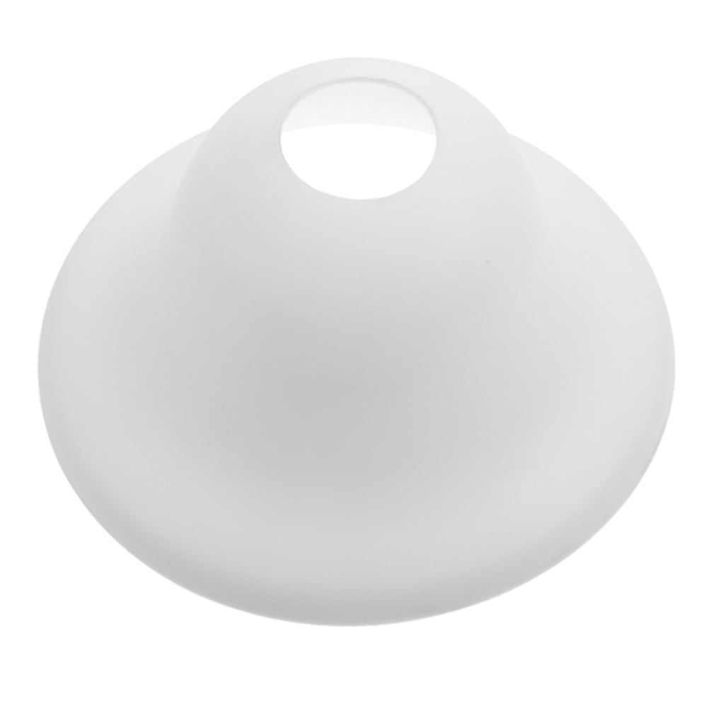 Generic Chic Hat-Shaped Plastic Lamp Shade – 7.5" Diameter, 42mm Hole, White PP, Fits Desk, Floor & Table Lamps – Easy To Clean & Install