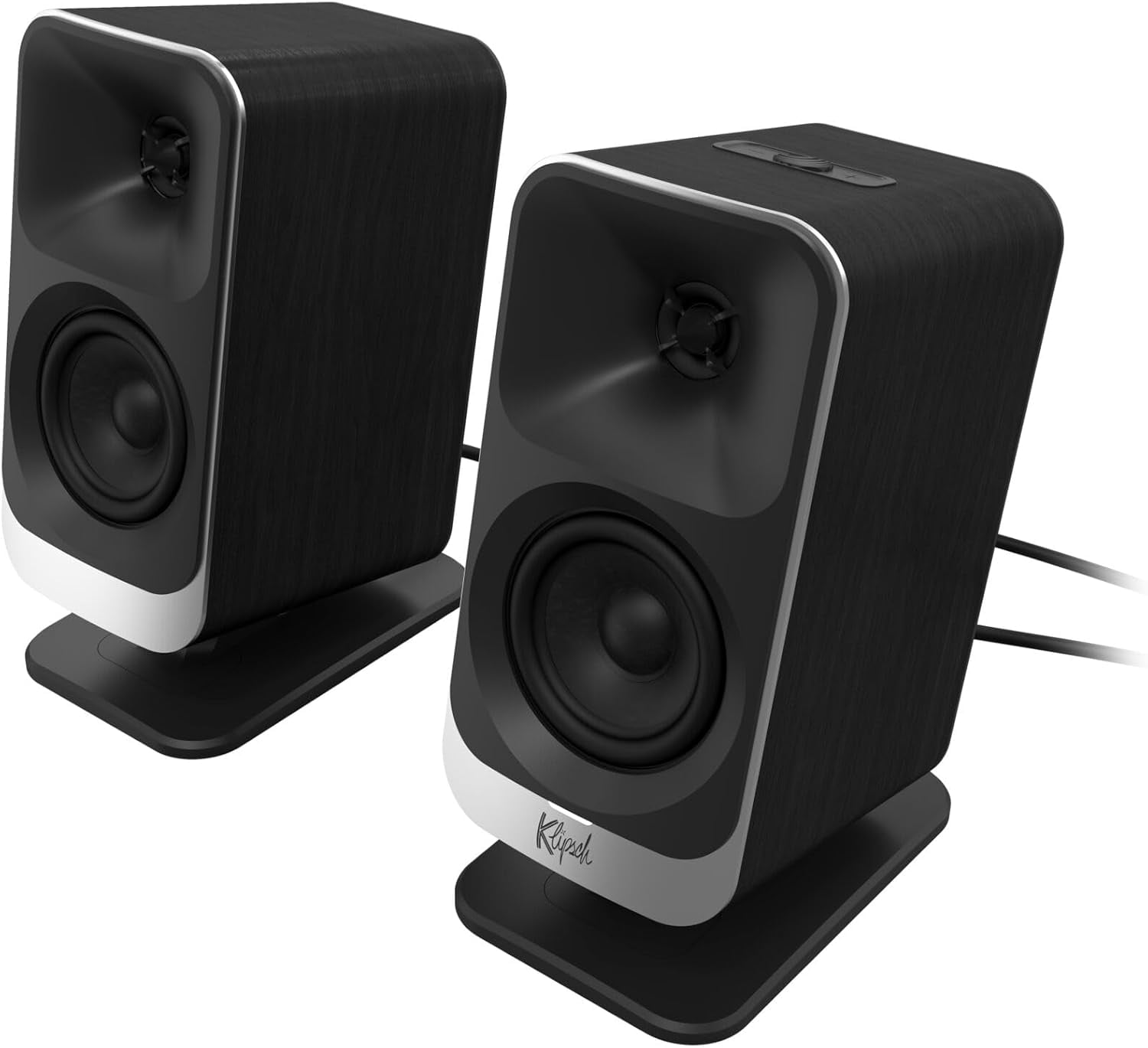 Klipsch ProMedia Lumina Powered 2.1 Computer Gaming Speaker System with Subwoofer, Bluetooth and LED Color Lighting Effects Built-in