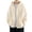 Beige, variant on Men's Zip up Hoodie, Lightweight Cardigan Style Jacket, Couples Matching Casual Top, Spring Fall Layering Piece, Streetwear Inspired Outerwear, Versatile Hoodie for Daily