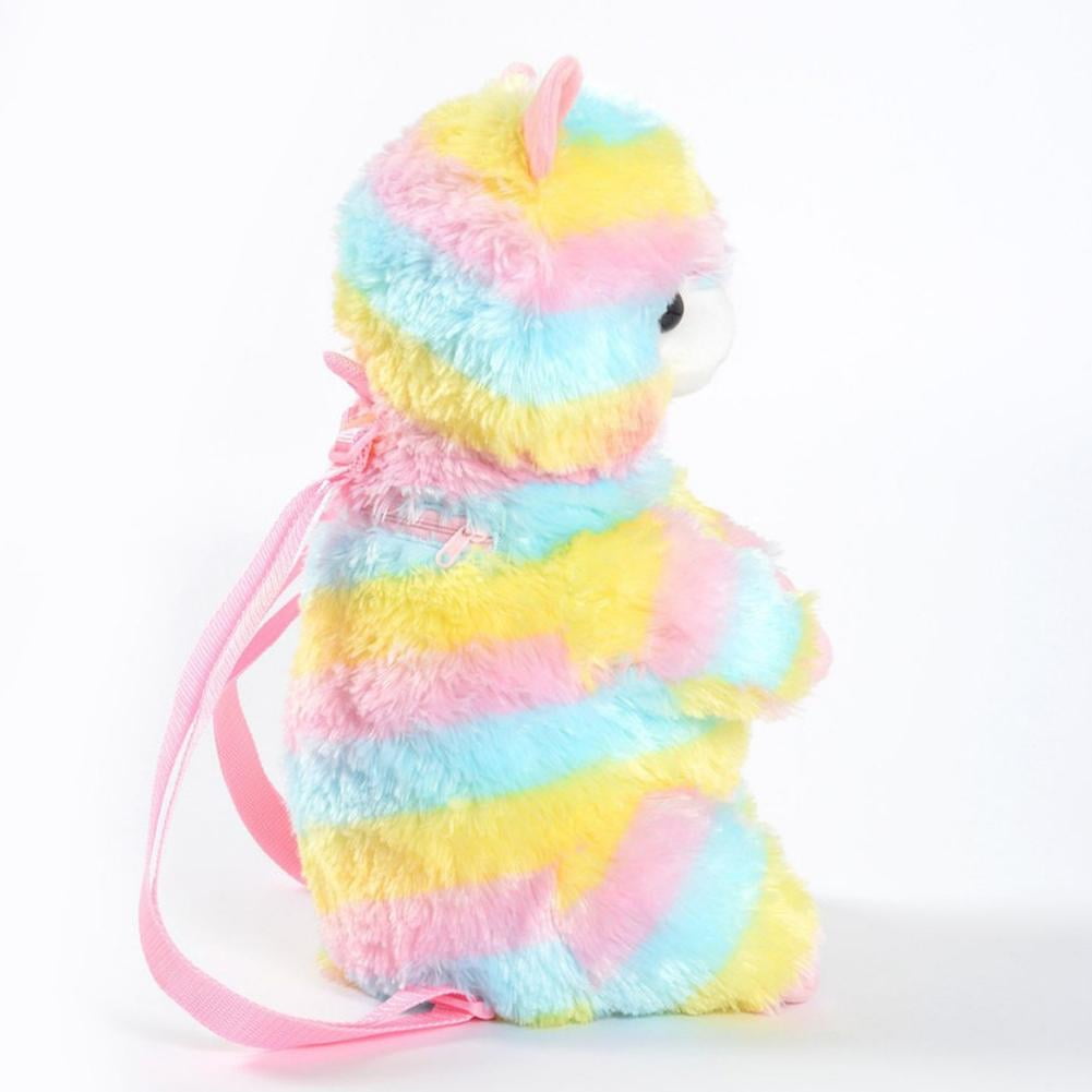 New Acessories 22 Plush Rainbow Llama 16" Backpack Officially US Licensed NWT 