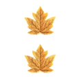 thumbnail image 1 of Cateissary Vibrantes decoraciones de hojas de arce Hojas de otoño artificiales para eventos y celebraciones Escribe un 2Conjunto, 1 of 6