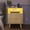 Brown, variant on AOGLLATI Night Stand with Charging Station and Fluted Panel, 2 Drawers Black Nightstand with LED Lights and Open Storage Cubby, Modern LED Bedside Table with Metal Handle for Bedroom