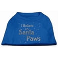 thumbnail image 1 of Screenprint Santa Paws Pet Shirt Blue Xl (16), 1 of 1
