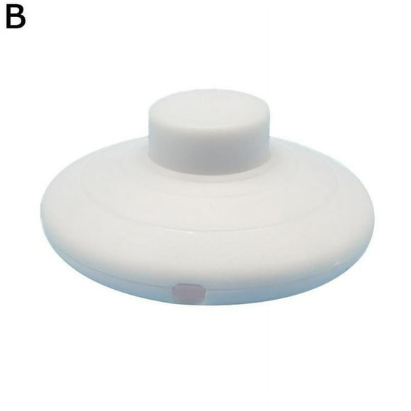 SmartStep Interrupteur au Pied pour Lampe, Interrupteur de Plancher en Ligne Robuste pour Lampes de Table et Lumières, Commande Facile Marche/arrêt, Options Noir Ou Blanc