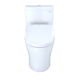 thumbnail image 3 of TOTO WASHLET+ Kit Aquia IV Two-Piece Elongated Dual Flush 1.28 and 0.8 GPF Toilet and Contemporary WASHLET S500e Bidet Seat, Cotton White - MW4463046CEMG#01, 3 of 3