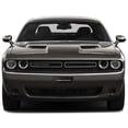 thumbnail image 4 of Dodge Challenger 3D Logo 12" x 4.25" European Look Black Half-Size Stainless Steel License Plate, 4 of 5