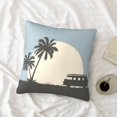 thumbnail image 4 of LNWH Decorative Pillow Covers, Island Travel Square Sofa Decorative Knit Pillow Case, 26"x26", 4 of 8