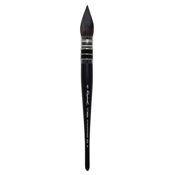 Raphael SoftAqua Synthetic Squirrel Watercolor Brush, Quill, 6